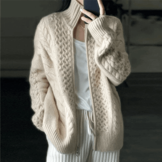 Elegant cashmere cardigan for kvinner